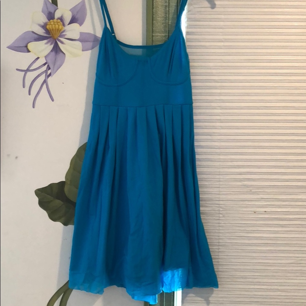 Silence and Noise Blue Gauze Dress